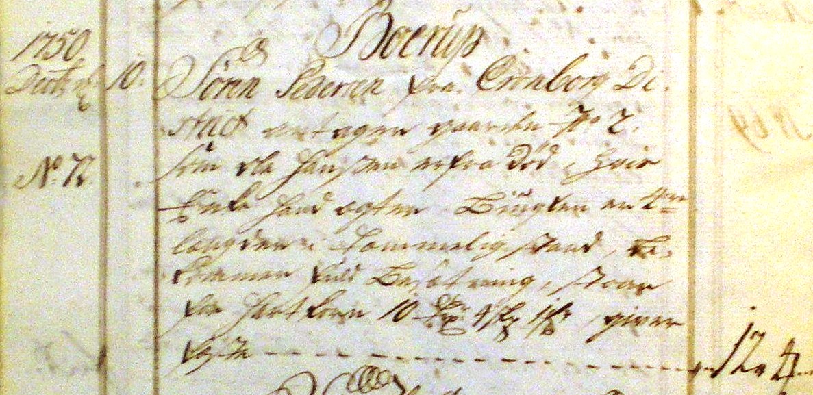 Fæste Designation 1750 - Søren Pedersen