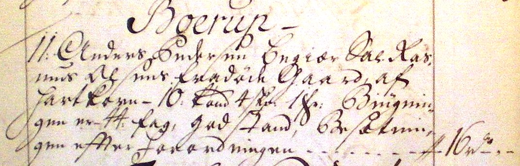 Fæste Designation 1732 - Anders Pedersen