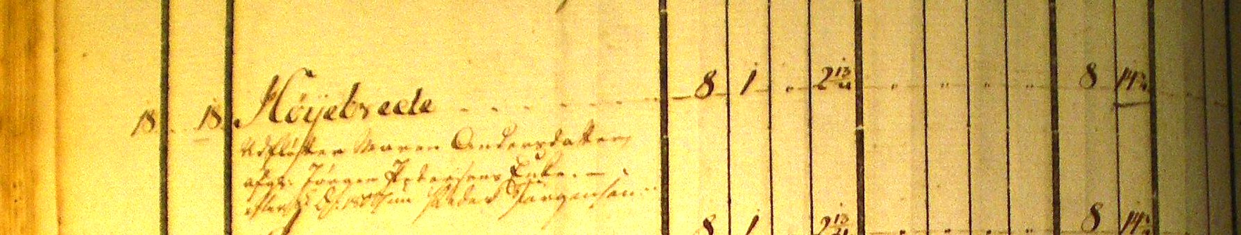 Jordebog 1796