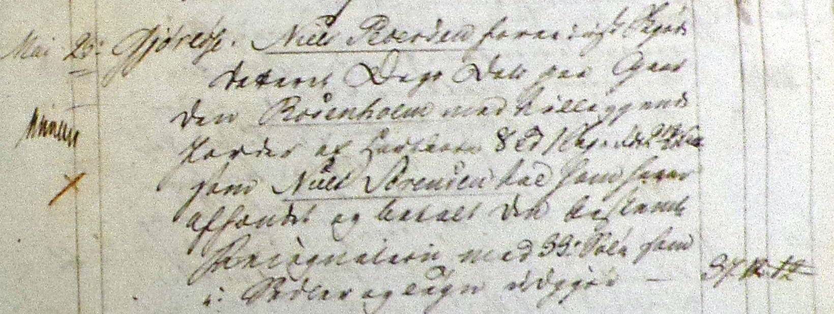 Fæste Designation 1827 - Niels Pedersen