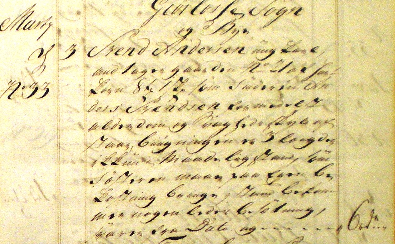 Fæste Designation 1757 - Svend Andersen