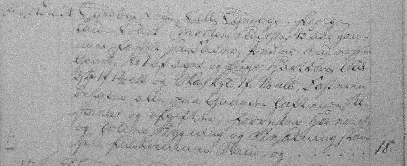 Fæste Designation 1781 - Morten Pedersen