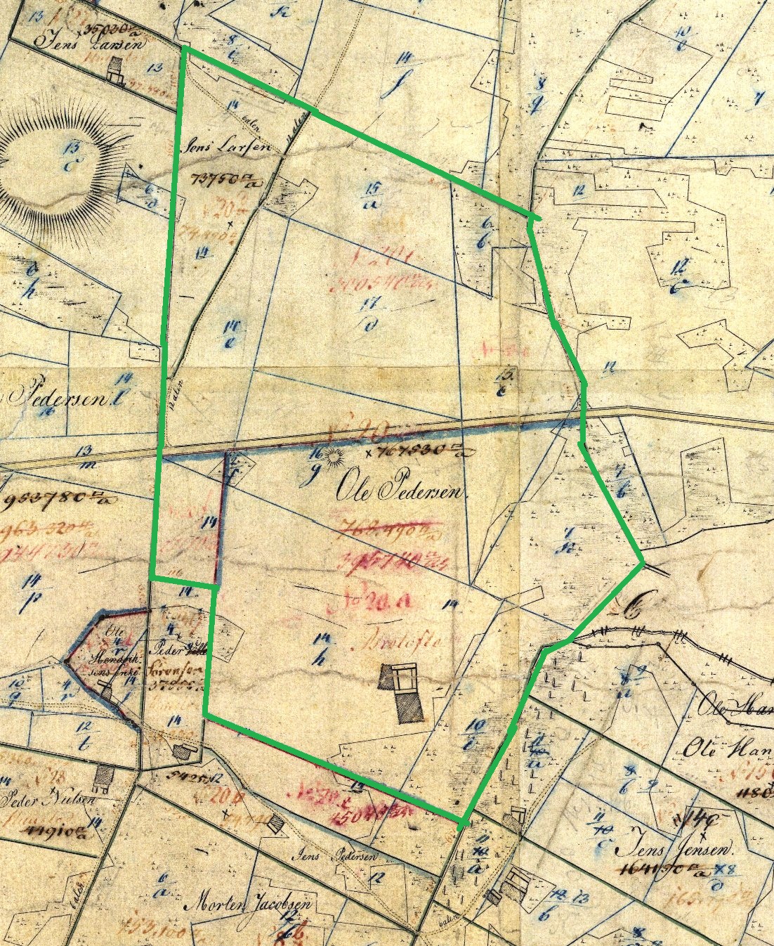 Bredtofte ca. 1816