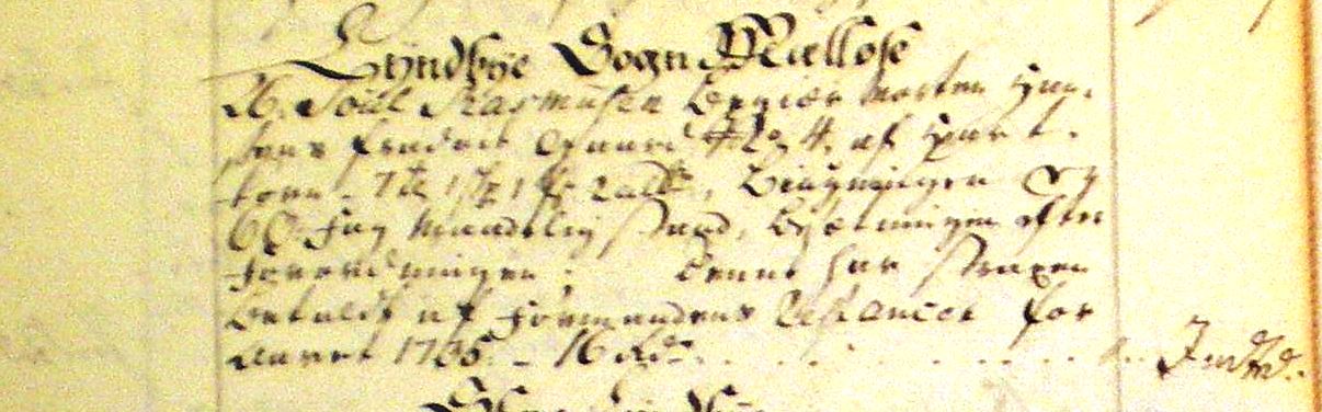 Fæste Designation 1736 - Poul Rasmussen