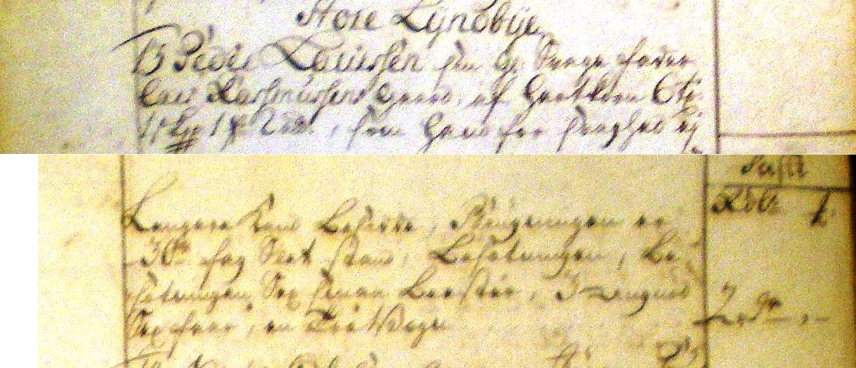 Fæste Designation 1725 - Peder Laursen