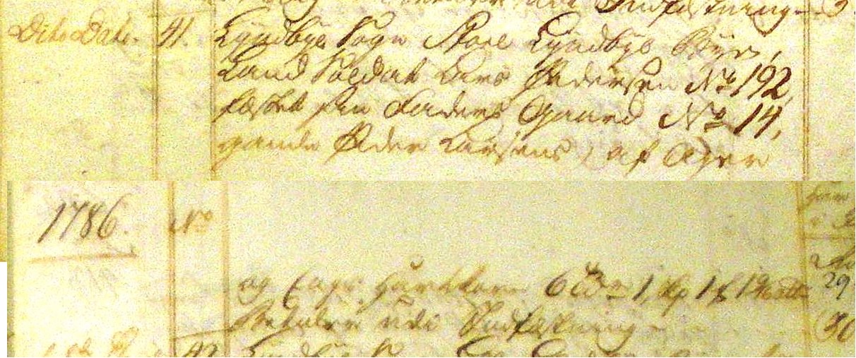 Fæste Designation 1786 - Lars Pedersen