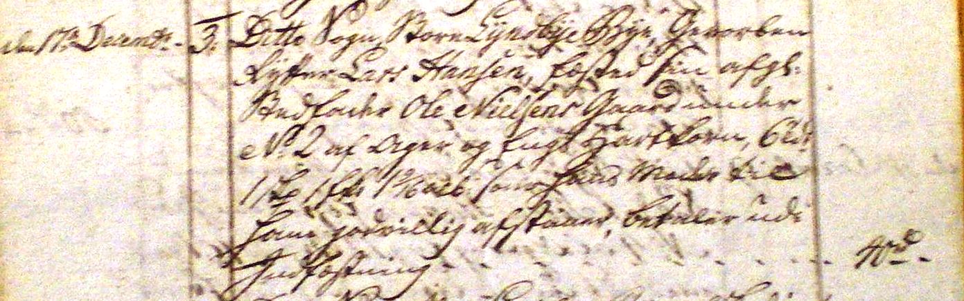 Fæste Designation 1788 - Lars Hansen