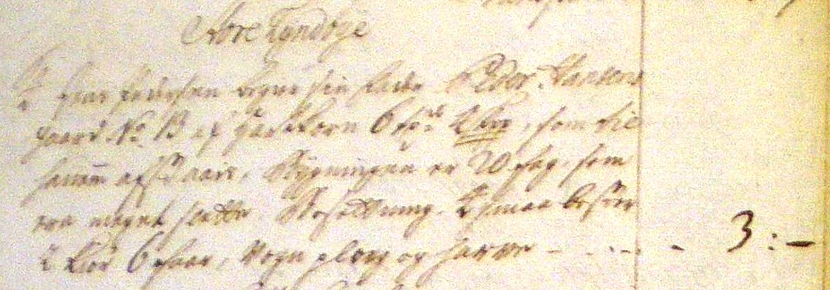 Fæste Designation 1718 - Jens Pedersen