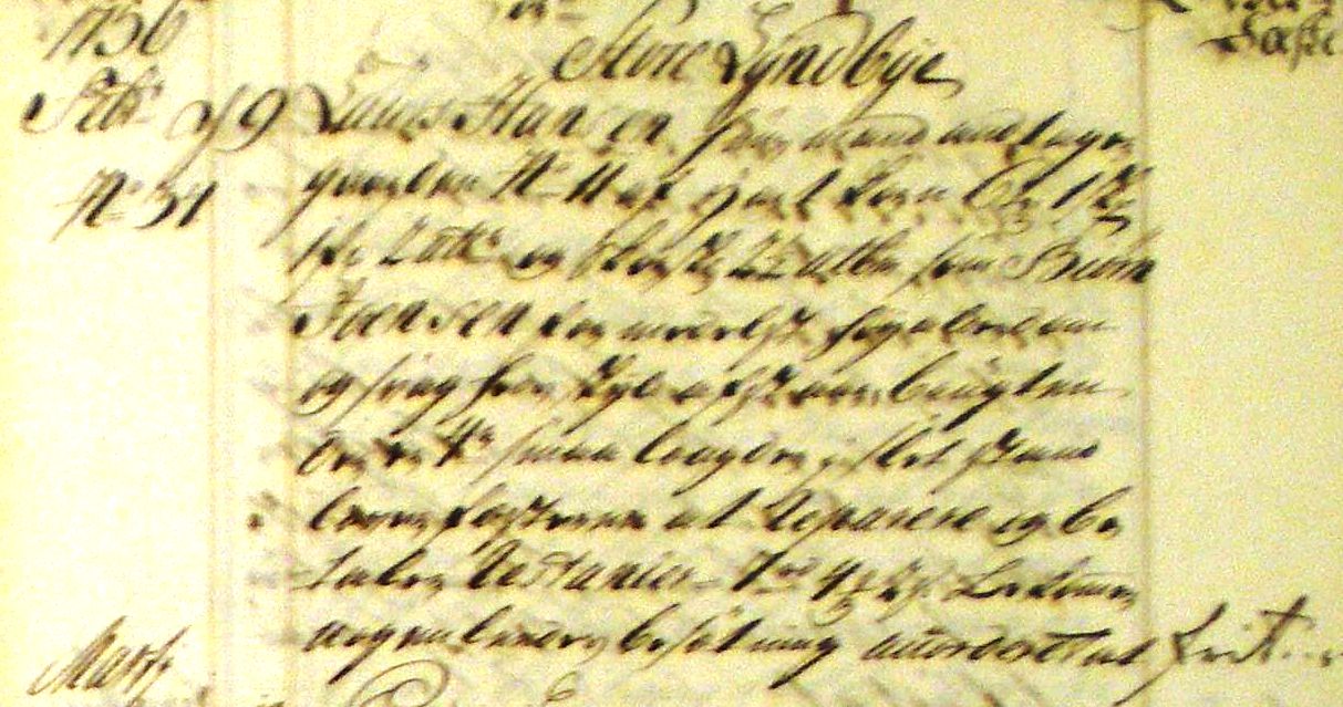 Fæste Designation 1756 - Laurs Hansen