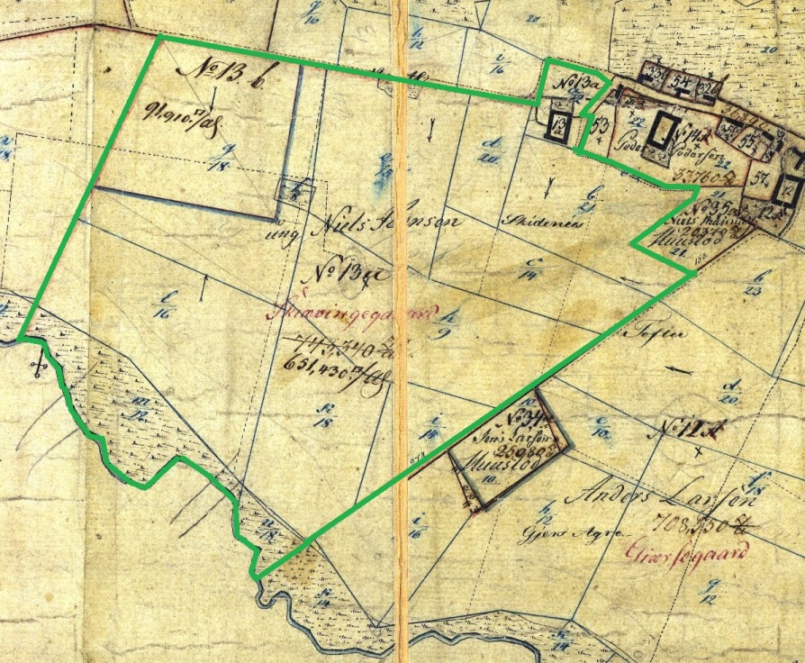 Skvingegaard ca. 1816