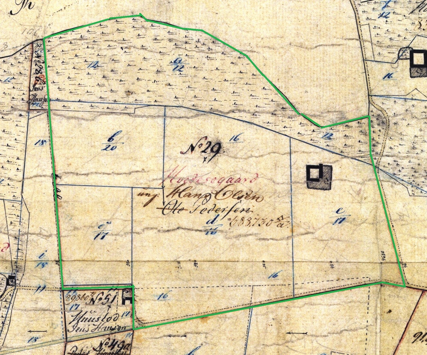 Markebkgaard ca. 1816