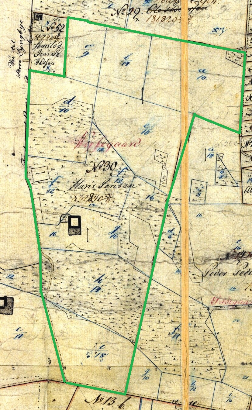 Markebkgaard ca. 1816