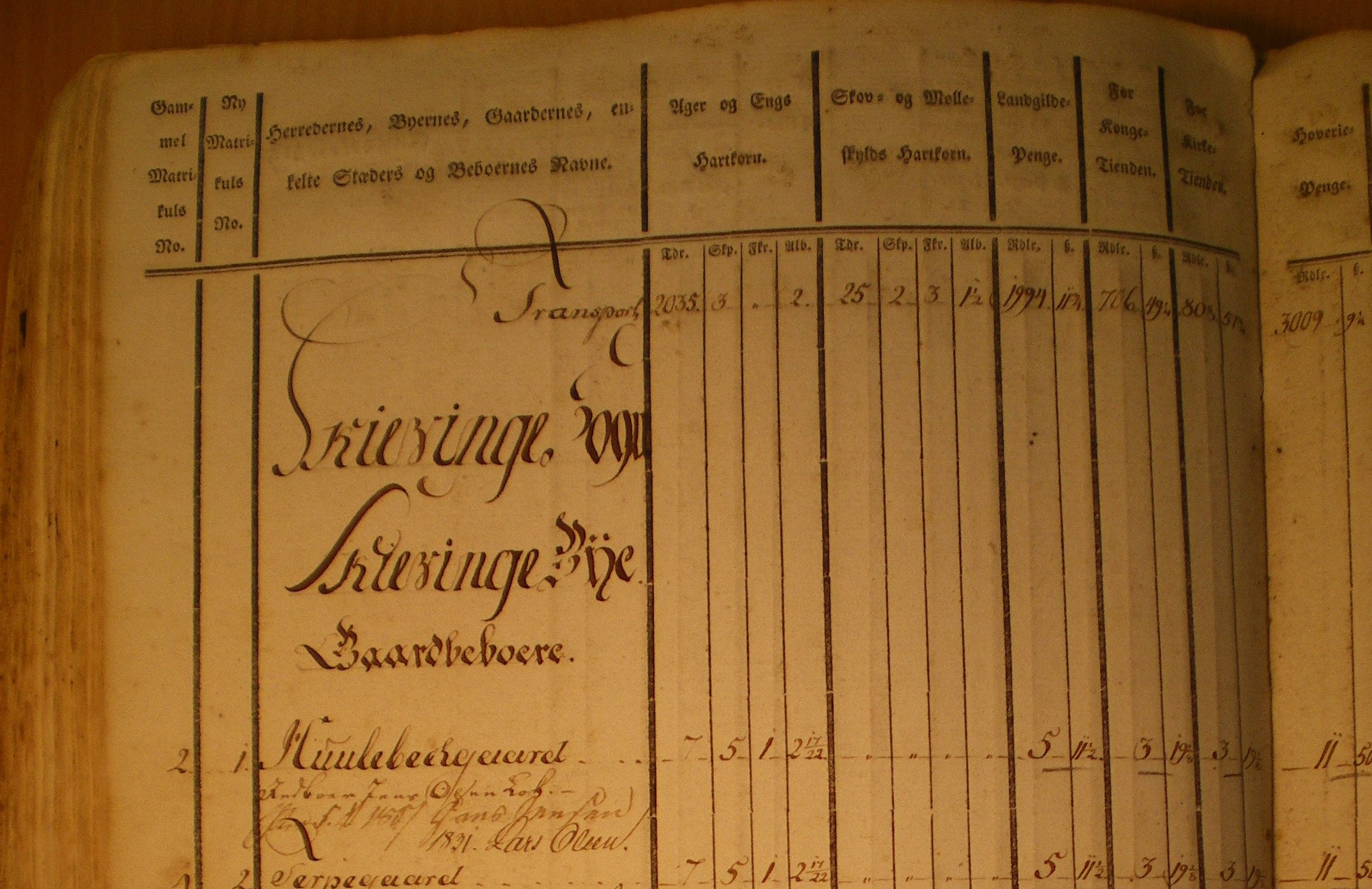Jordebog 1796